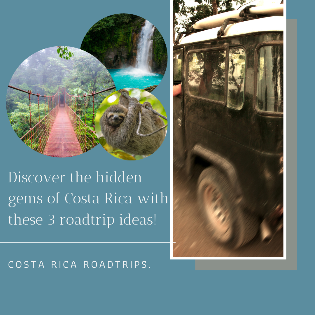 Discover the hidden gems of Costa Rica with these 3 roadtrip ideas! (Instagram Post)